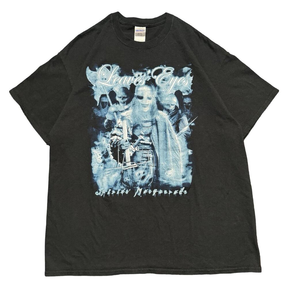 Vtg Y2K Leaves' Eyes Spirits Masquerade T Shirt Size XL Metal